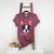Boston Terrier Mom Bostie Women Girls Women's Heather T-Shirt Heather Maroon