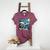 Boston Terrier Santa Starry Night Van Gogh Christmas Dog Men Women Kids Women's Heather T-Shirt Heather Maroon