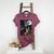 Boston Terrier Selfie Full Moon Flying Witch Halloween Dog Women's Heather T-Shirt Heather Maroon