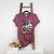 Boston Terrier Skeleton Mummy Witch Halloween Women's Heather T-Shirt Heather Maroon