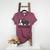 Cute Boston Terrier Boston Mama Women's Heather T-Shirt Heather Maroon