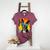 Dog Boston Terrier Hawaiian Women's Heather T-Shirt Heather Maroon