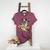 Halloween Boston Terrier Ghost Women's Heather T-Shirt Heather Maroon