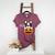 The Halloween Boston Terrier Women's Heather T-Shirt Heather Maroon
