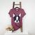 Kids Boston Terrier Dog For Women And Girls Women's Heather T-Shirt Heather Maroon