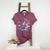 Microscope Flower Butterfly Biology Science Teacher Student Women's Heather T-Shirt Heather Maroon