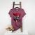Super Power Superhero Boston Terrier Dog For Men Women Kids Women's Heather T-Shirt Heather Maroon
