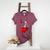 Valentine's Day Boston Terrier Dog Vector Women's Heather T-Shirt Heather Maroon