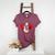 Valentine's Day Boston Terrier Dog Women's Heather T-Shirt Heather Maroon