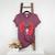 Valentine's Day Boston Terrier Women's Heather T-Shirt Heather Maroon
