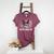 Vintage Boston Terrier Dad American Flag Father's Day Women's Heather T-Shirt Heather Maroon