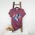 Watercolor Floral Boston Terrier Mama Dog Lover Mother's Day Women's Heather T-Shirt Heather Maroon