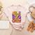 4th Grade Boo Crew Ghost Halloween Teacher Costume Women's Heather T-Shirt Heather Peach