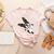 Boston Terrier Bostie Dog Kids Men Women's Heather T-Shirt Heather Peach
