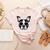 Boston Terrier Dad Father’s Day Dog Dad Men’s Women's Heather T-Shirt Heather Peach