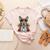 Boston Terrier Dia De Los Muertos Day Of The Dead Dog Skull For Men Women Kids Women's Heather T-Shirt Heather Peach