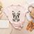 Boston Terrier Dog Bostie Nature Memorial Idea Men Women Women's Heather T-Shirt Heather Peach