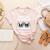 Boston Terrier Dog Official Sleep Pajamas Nightgown Women's Heather T-Shirt Heather Peach