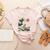 Boston Terrier Japanese Kanagawa Wave Surf Dog Women's Heather T-Shirt Heather Peach