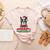 Boston Terrier Santa Claus Christmas Dog Women's Heather T-Shirt Heather Peach