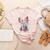 Boston Terrier Splash Women's Heather T-Shirt Heather Peach