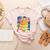 Broken Crayons Still Color Cat Teacher Women's Heather T-Shirt Heather Peach