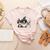 Cute Halloween Boston Terrier Dogs Witch Hat Ghost Dog For Men Women Kids Women's Heather T-Shirt Heather Peach