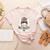Early Head Start Life Messy Bun Back To School Teacher Women Women's Heather T-Shirt Heather Peach