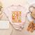 Fall In Love With Music Groovy Thanksgiving Music Teacher Men Women Girls Kids Women's Heather T-Shirt Heather Peach