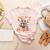 Fall In Love With Reading Halloween Stack Of Book Teacher Women's Heather T-Shirt Heather Peach