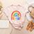 Fri-Yay Friyay Rainbow Colors Teacher Childrens Fun Designs Women's Heather T-Shirt Heather Peach Fri-Yay Friyay Rainbow Colors Teacher Childrens Fun Designs Women's Heather T-Shirt Heather Peach