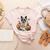 Halloween Boston Terrier Ghost Women's Heather T-Shirt Heather Peach