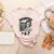 Haunted 67 Skeleton Math Teacher Halloween Costume Math Pun Women's Heather T-Shirt Heather Peach