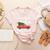 Jolliest Bunch Of Teachers This Side Of The Hallway Xmas PJ Women's Heather T-Shirt Heather Peach
