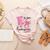 K Is For Kindergarten Teacher Coquette Bow Back To School Women's Heather T-Shirt Heather Peach