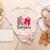 K Is For Kindergarten Teacher Coquette Bow Back To School Women's Heather T-Shirt Heather Peach K Is For Kindergarten Teacher Coquette Bow Back To School Women's Heather T-Shirt Heather Peach