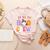 Kindergarten Boo Crew Spooky Kindergarten Halloween Teacher Women's Heather T-Shirt Heather Peach