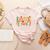 Love 5th Grade Thanksgiving Colorful Fall Leaves Teacher Women's Heather T-Shirt Heather Peach