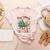 One Merry Teacher Groovy Christmas Tree Pjs Xmas Teacher Women's Heather T-Shirt Heather Peach