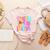 Teach Love Inspire Preppy Back To School Teacher Women Women's Heather T-Shirt Heather Peach Teach Love Inspire Preppy Back To School Teacher Women Women's Heather T-Shirt Heather Peach