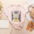 Vintage Boston Terrier Dog Women's Heather T-Shirt Heather Peach