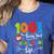 100 Days Of Living That 2nd Grade Life Boy Girl Teacher Women's Heather T-Shirt Heather True Royal 100 Days Of Living That 2nd Grade Life Boy Girl Teacher Women's Heather T-Shirt Heather True Royal