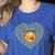 100 Days Of School Bee Hive Tree Hearts Teachers Student Kid Women's Heather T-Shirt Heather True Royal 100 Days Of School Bee Hive Tree Hearts Teachers Student Kid Women's Heather T-Shirt Heather True Royal