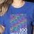 100th Day Of School Teacher Kids 100 Days Math Numbers Women's Heather T-Shirt Heather True Royal 100th Day Of School Teacher Kids 100 Days Math Numbers Women's Heather T-Shirt Heather True Royal