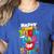 100th Day Of School Teachers Kids Child Happy 100 Days Women's Heather T-Shirt Heather True Royal 100th Day Of School Teachers Kids Child Happy 100 Days Women's Heather T-Shirt Heather True Royal