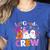 1st Grade Boo Crew First Grade Halloween Costume Teacher Kid Women's Heather T-Shirt Heather True Royal 1st Grade Boo Crew First Grade Halloween Costume Teacher Kid Women's Heather T-Shirt Heather True Royal