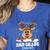 2nd Grade Teacher Christmas Second Grade Squad Reindeer Xmas For Men Women Kids Women's Heather T-Shirt Heather True Royal