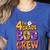 4th Grade Boo Crew Ghost Halloween Teacher Costume Women's Heather T-Shirt Heather True Royal