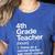 4th Grade Teacher Definition Back To School First Day Women's Heather T-Shirt Heather True Royal