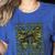 5th Grade Teacher Student Camo Bow Back To School Women's Heather T-Shirt Heather True Royal